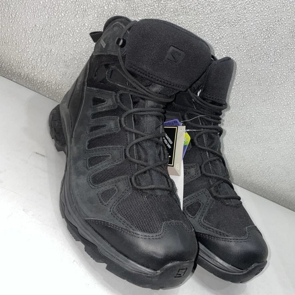 NEW SALOMON Quest Prime Forces GTX Boots – Black – Unisex Men’s Size 12